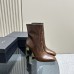 Replica Ysl auteuil booties brown