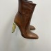 Replica Ysl auteuil booties brown