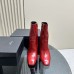 Replica Ysl auteuil booties red