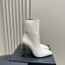 Replica Ysl auteuil booties white