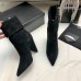 Replica Ysl niki booties suede