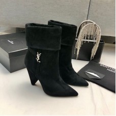 Replica Ysl niki booties suede