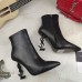 Replica Ysl Opyum booties black