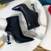 Replica Ysl Opyum booties crocodile print