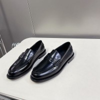 Replica Ysl Le Loafer Penny Slippers in Black Leather