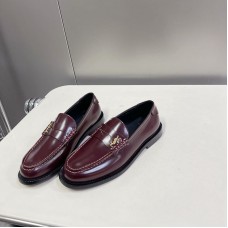 Replica Ysl Le Loafer Penny Slippers in Bordeaux Leather