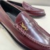 Replica Ysl Le Loafer Penny Slippers in Bordeaux Leather