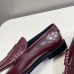 Replica Ysl Le Loafer Penny Slippers in Bordeaux Leather