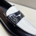 Replica Ysl Le Loafer Penny Slippers in Black and White Leather