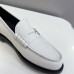 Replica Ysl Le Loafer Penny Slippers in White Leather