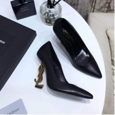 Replica Ysl Opyum Pumps in Goatskin Black-G