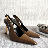 Replica YSL Lee Slingback Pumps Argile