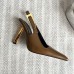 Replica YSL Lee Slingback Pumps Argile