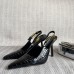 Replica YSL Lee Slingback Pumps Croco