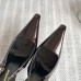 Replica YSL Lee Slingback Pumps Marron Glace