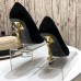 Replica Ysl Opyum Pumps in Suede Black