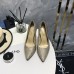 Replica Ysl Opyum Pumps Rhinestones Gold