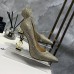 Replica Ysl Opyum Pumps Rhinestones Gold