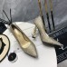 Replica Ysl Opyum Pumps Rhinestones Gold