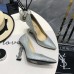 Replica Ysl Opyum Pumps Rhinestones Silver