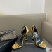 Replica Ysl Opyum Sandals In Gold