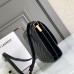 Replica Ysl Medium Solferino Shoulder Bag in Black