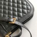 Replica Ysl Medium Solferino Shoulder Bag in Black