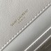 Replica Ysl Medium Solferino Shoulder Bag in White