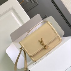 Replica Ysl Solferino Medium Satchel in Beige