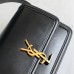 Replica Ysl Solferino Medium Satchel in Black