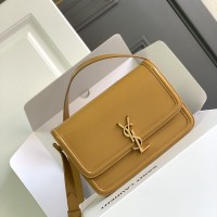 Replica Ysl Solferino Medium Satchel in Yellow