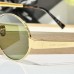 Replica Ysl SL 692 Sunglasses Light Gold and Green