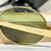 Replica Ysl SL 692 Sunglasses Light Gold and Green