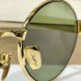 Replica Ysl SL 692 Sunglasses Light Gold and Green