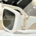 Replica Ysl SL M120 Blaze Sunglasses White