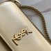 Replica Ysl Medium Sunset Flap Bag in Beige