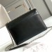 Replica Ysl Medium Sunset Flap Bag in Black with Silver Hardware