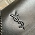 Replica Ysl Medium Sunset Flap Bag in Black with Black Hardware