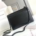 Replica Ysl Medium Sunset Flap Bag in Black with Black Hardware