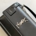 Replica Ysl Sunset Top Handle Flap Bag in Black with Silver Hardware