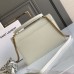 Replica Ysl Sunset Top Handle Flap Bag in White