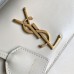 Replica Ysl Sunset Top Handle Flap Bag in White